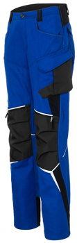 Preview: Hose 2225 Kübler Bodyforce kornblau-schwarz Seitenansicht links