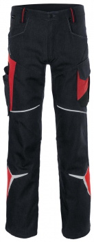 Hose 2225 Kübler Bodyforce schwarz-mittelrot