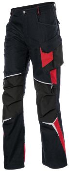 Kübler Bodyforce Hose Pro 2125 schwarz-mittelrot