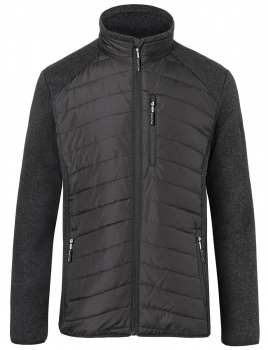 Preview: Kübler Hybridjacke 1342 schwarz/dunkelgrau