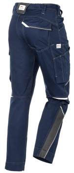 Bundhose 2340 Kübler ICONIQ dunkelblau-anthrazit hinten