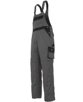 Latzhose MILANO 00969-430-8889 Mascot Image anthrazit-schwarz links