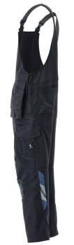 Preview: Latzhose mit Hängetaschen 25069-442 Mascot ACCELERATE schwarzblau links