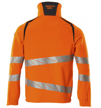 Warnschutz Jacke Mascot Accelerate Safe 19009-511 orange-schwarzblau Rücken