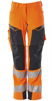 Warnschutz Damenhose Mascot Accelerate Safe 19078-511 orange-schwarzblau