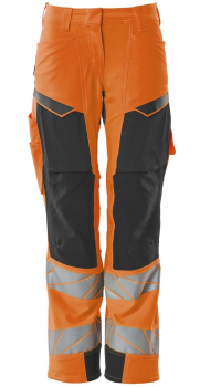 Warnschutz Damenhose Mascot Accelerate Safe 19078-511 orange-dunkelanthrazit