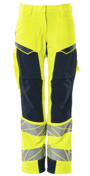 Warnschutz Damenhose Mascot Accelerate Safe 19078-511 gelb-schwarzblau