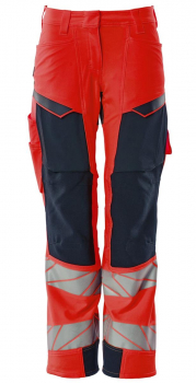 Warnschutz Damenhose Mascot Accelerate Safe 19078-511 rot-schwarzblau