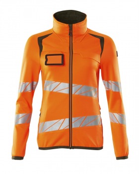 Damen Warnschutz Fleecejacke Mascot Accelerate Safe M19153-315 orange-moosgrün