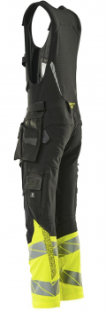Preview: Warnschutz Kombihose Mascot Accelerate Safe 19169-711 schwarz-gelb seitlich links