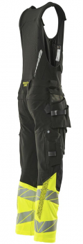 Preview: Warnschutz Kombihose Mascot Accelerate Safe 19169-711 schwarz-gelb seitlich rechts
