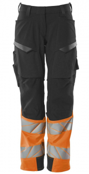Warnschutz Damenhose Mascot Accelerate Safe 19178-511 dunkelanthrazit-orange