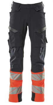 Warnschutzhose Mascot Accelerate Safe 19179-511 schwarzblau-rot
