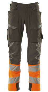 Warnschutzhose Mascot Accelerate Safe 19179-511 dunkelanthrazit-orange