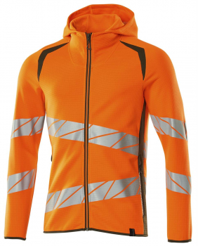Warnschutz Kapuzensweatshirt Mascot Accelerate Safe 19284-781 orange-moosgrün