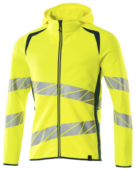 Warnschutz Kapuzensweatshirt Mascot Accelerate Safe 19284-781 gelb-dunkelpetroleum