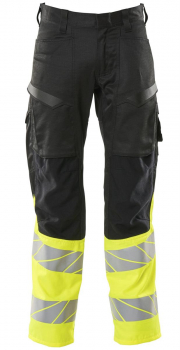 Warnschutzhose Mascot Accelerate Safe 19379-236 schwarz-gelb