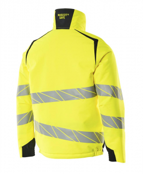 Warnschutz Winterjacke Mascot Accelerate Safe 19435-231 gelb-schwarzblau Rücken