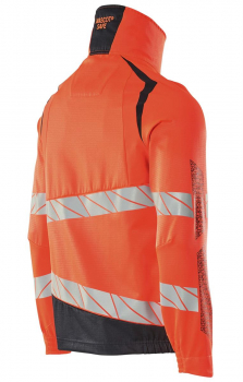 Warnschutzjacke Mascot Accelerate Safe 19509-236 rot-schwarzblau seitlich rechts