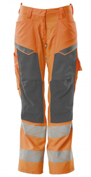 Warnschutz Damenhose Mascot Accelerate Safe 19578-236 orange-dunkelanthrazit