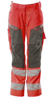 Warnschutz Damenhose Mascot Accelerate Safe 19578-236 rot-dunkelanthrazit