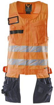 Warnschutz Werkzeugweste Mascot Accelerate Safe 19589-711 orange-schwarzblau