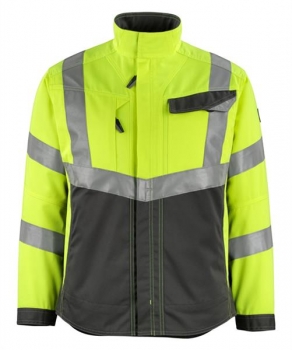 Warnschutz Jacke Oxford Mascot Safe Supreme gelb-dunkelanthrazit
