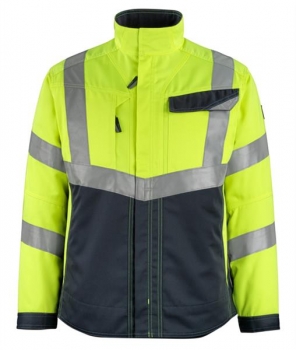 Warnschutz Jacke Oxford Mascot Safe Supreme gelb-schwarzblau