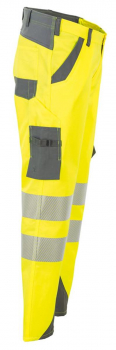 Herren Bundhose PLANAM NORIT WARNSCHUTZ gelb/zink rechts