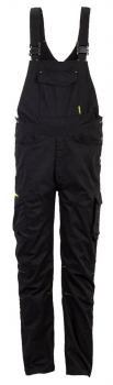 Latzhose PLANAM Stretchline schwarz