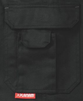 Planam Damen Bundhose EASY Outdoor Detailansicht Oberschenkeltasche mit Handytasche