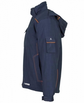 Planam Jacke Neon marine/orange links