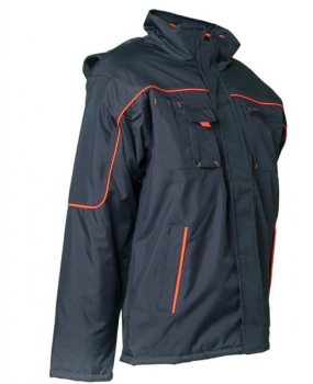 Planam Jacke Piper marine/orange rechts