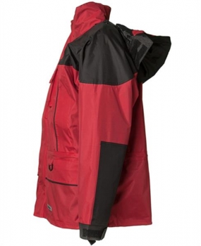 Planam Jacke Twister rot/schwarz links