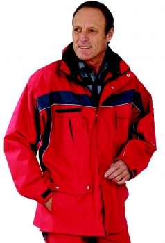 Allwetter-Jacke  Planam Plaline rot-schiefer
