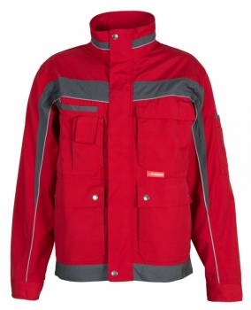 Planam Plaline Bundjacke rot/schiefer