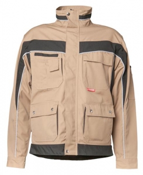 Planam Plaline Bundjacke  sand/schwarz