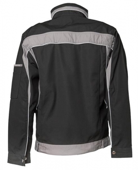 Planam Plaline Bundjacke schwarz/zink hinten