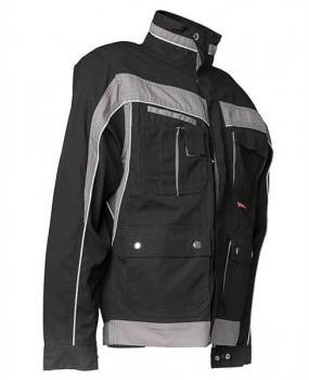 Planam Plaline Bundjacke schwarz/zink rechts