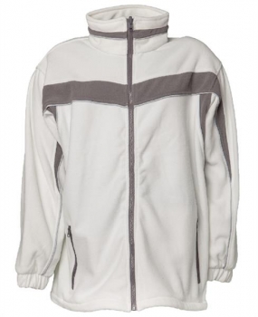 Fleecejacke Planam Plaline reinweiss/zink