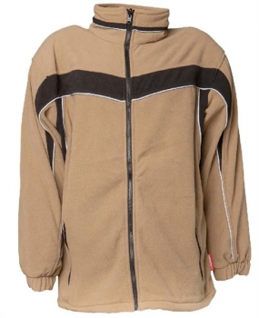 Fleecejacke Planam Plaline sand/schwarz