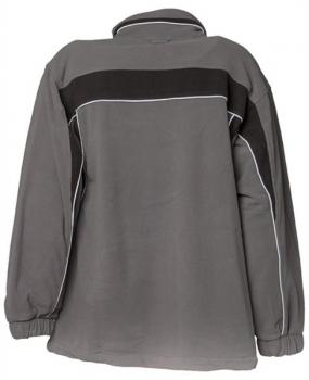 Fleecejacke Planam Plaline schiefer-schwarz hinten