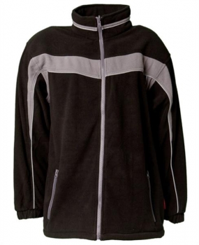 Fleecejacke Planam Plaline schwarz/zink