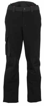 Planam Regenhose MOTO Outdoor schwarz-grau vorne