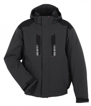 Planam Winterjacke MOTO Outdoor grau-schwarz vonre