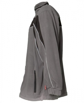 Fleecejacke Planam Plaline schiefer-schwarz links