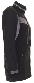 Softshell Jacke PLANAM PLALINE schwarz-zink rechts
