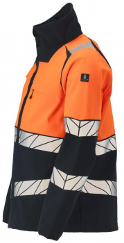 Preview: Softshelljacke 25002-246 Mascot Accelerate Safe schwarzblau-orange links