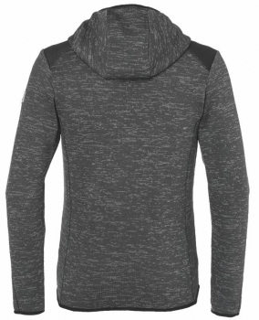 Strickjacke light Kübler Weather 1441 6335-9799 anthrazit-schwarz hinten