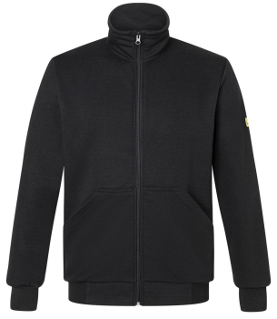 Preview: Sweatjacke 5316 Kübler ESD schwarz